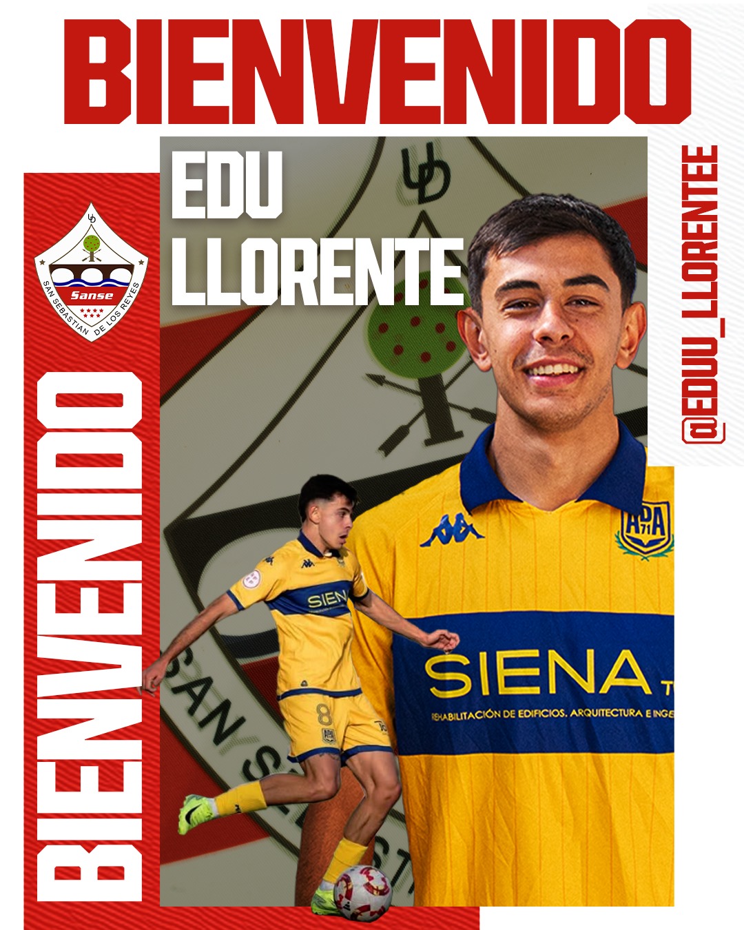 COMUNICADO OFICIAL | ACUERDO CON LA A.D. ALCORCÓN PARA LA CESIÓN DE EDU LLORENTE